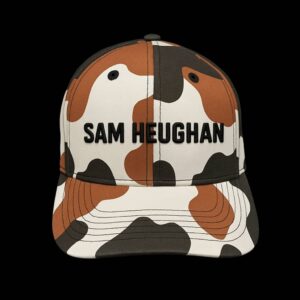 Sam Heughan Camo Snapback Hat – Bold Outdoors Edition