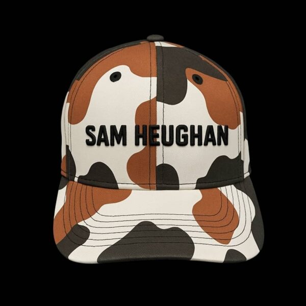 Sam Heughan Camo Snapback Hat – Bold Outdoors Edition