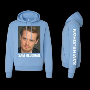 Sam Heughan Signature Hoodie – Sky Blue Edition